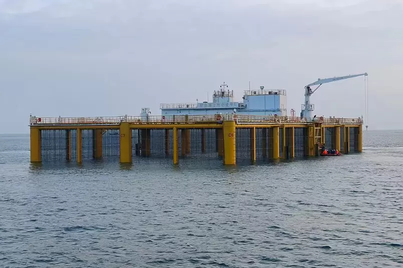 Rectangular movable technique stable bottom culture cage (Financial Seafood Warehouse No. 1)