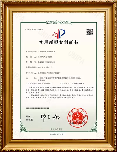 Utility Model Patent Certificate