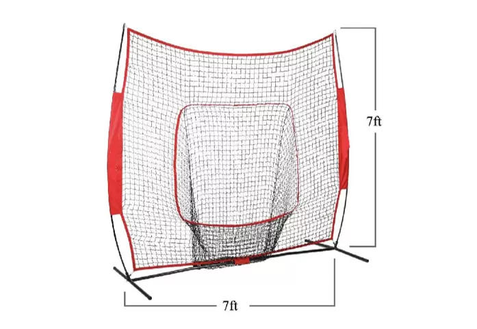 Ensuring Maximum Stability during High Velocity Pitching with Reinforced Riches Net Practice Baseball Net Steel Frames