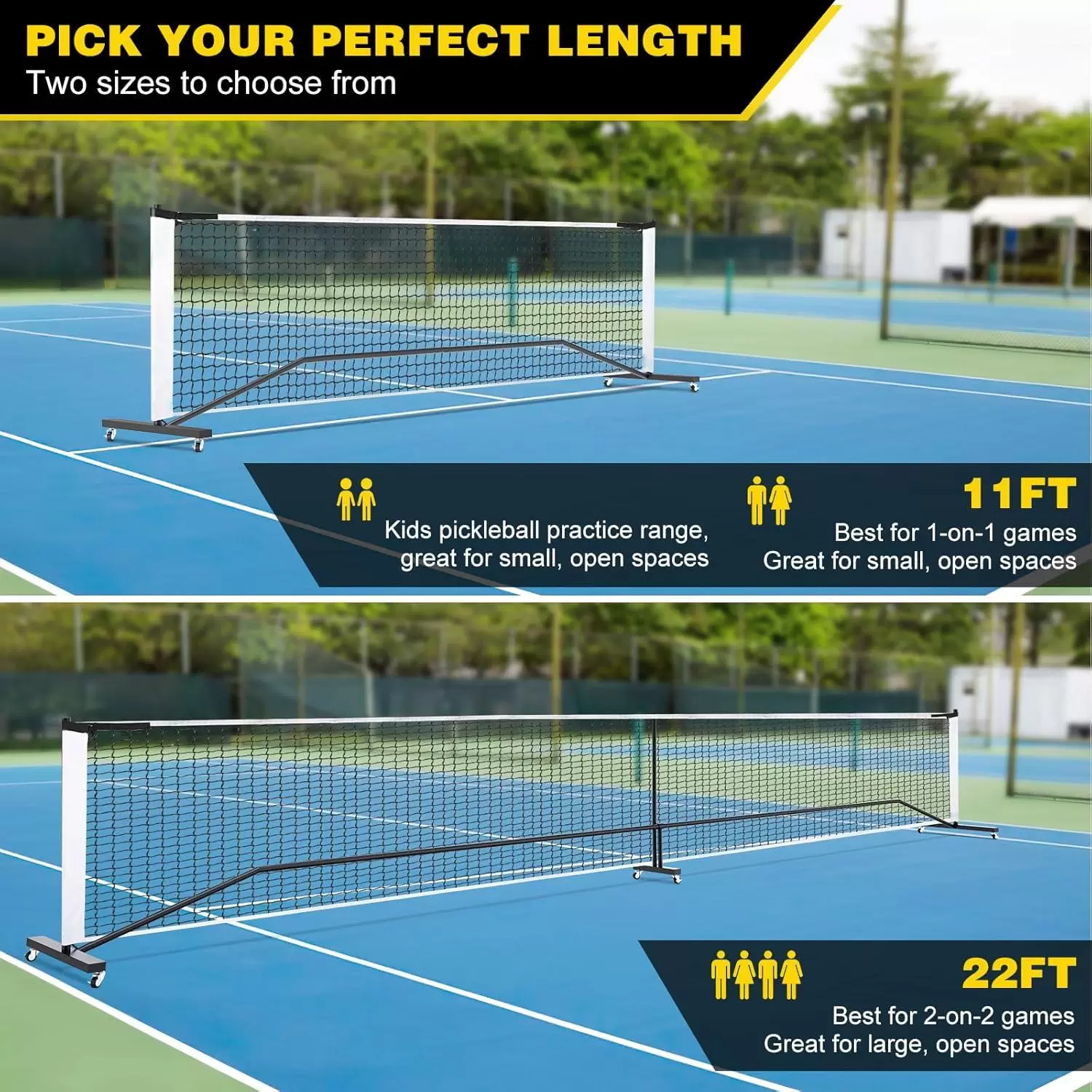 22X3FT Pickleball Practice Net &Iota;