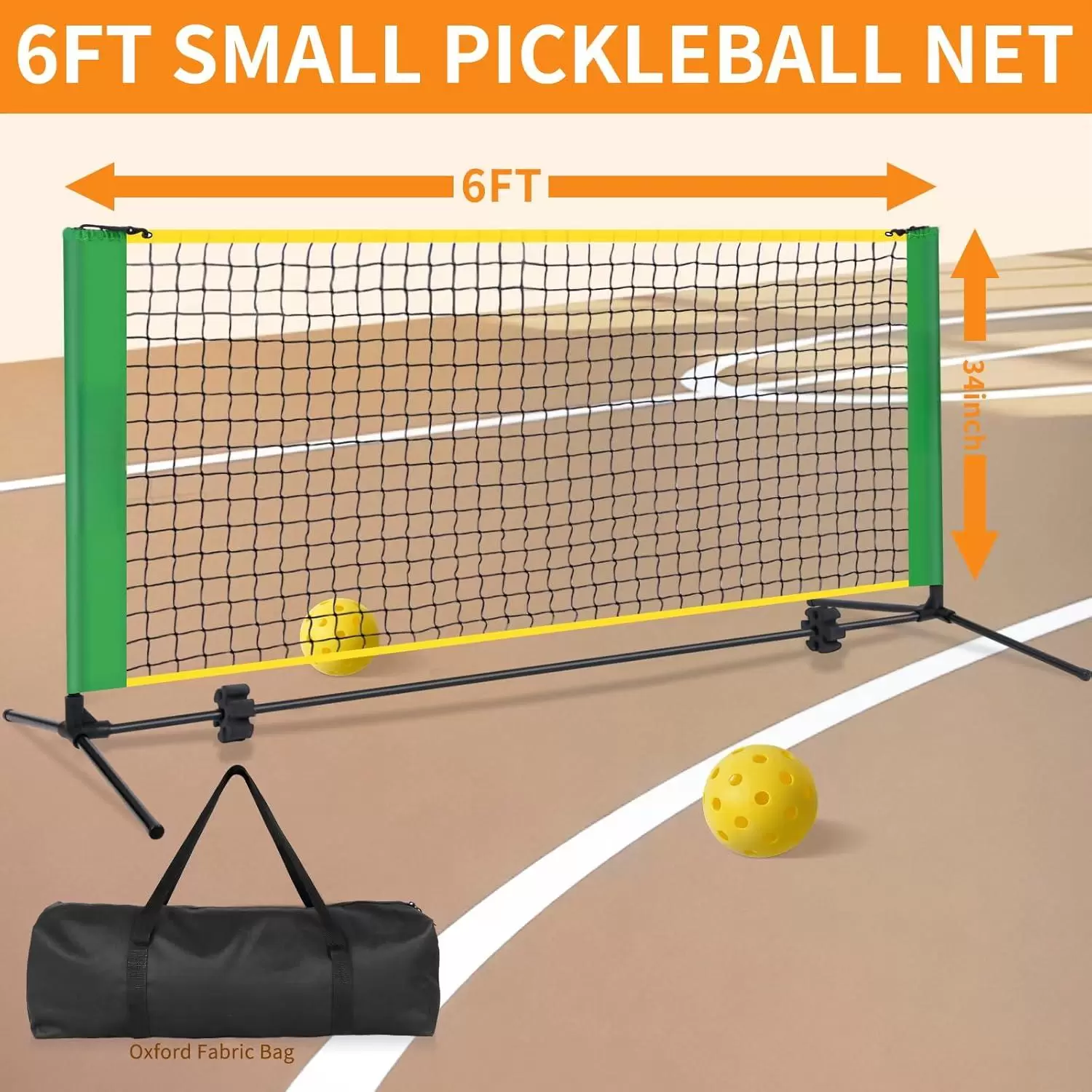 Fpldable Mini Pickleball net