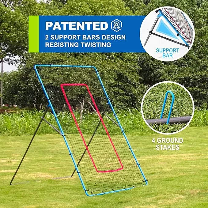 2-1 Size-convertible multi-sport rebound net &Iota;