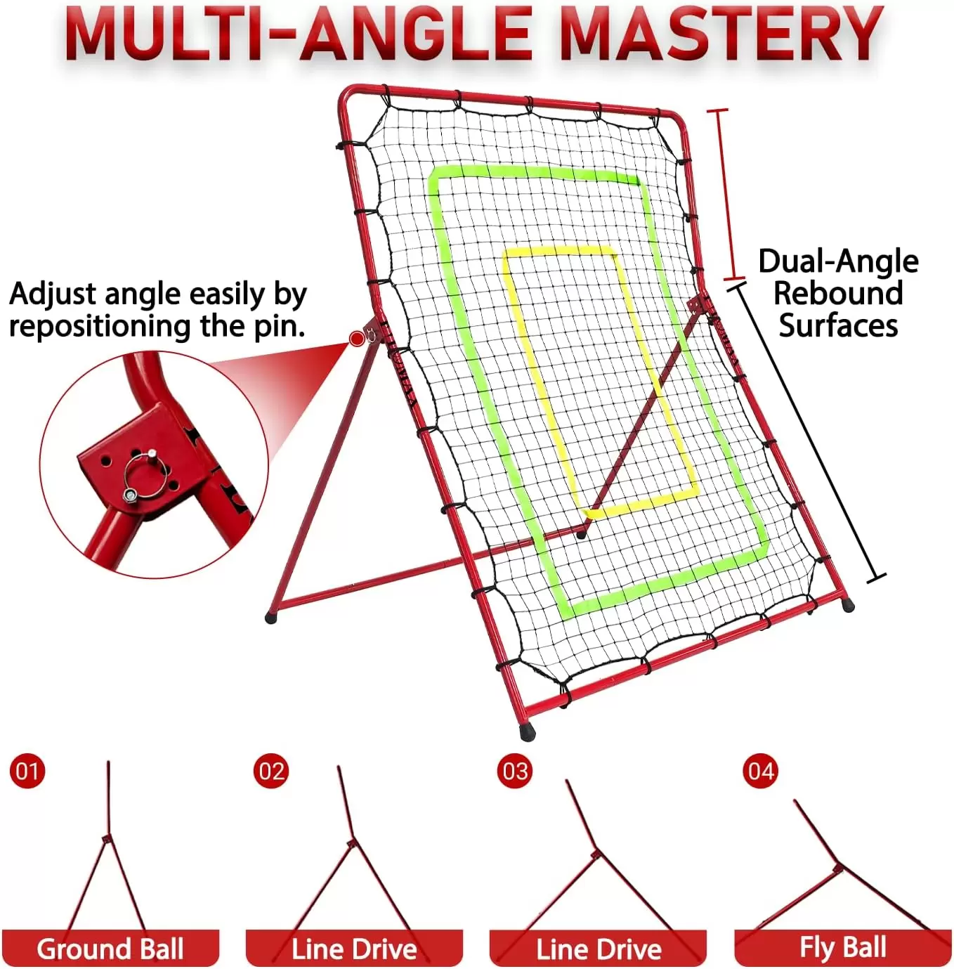 2-1 Size-convertible multi-sport rebound net &Iota;&Iota;