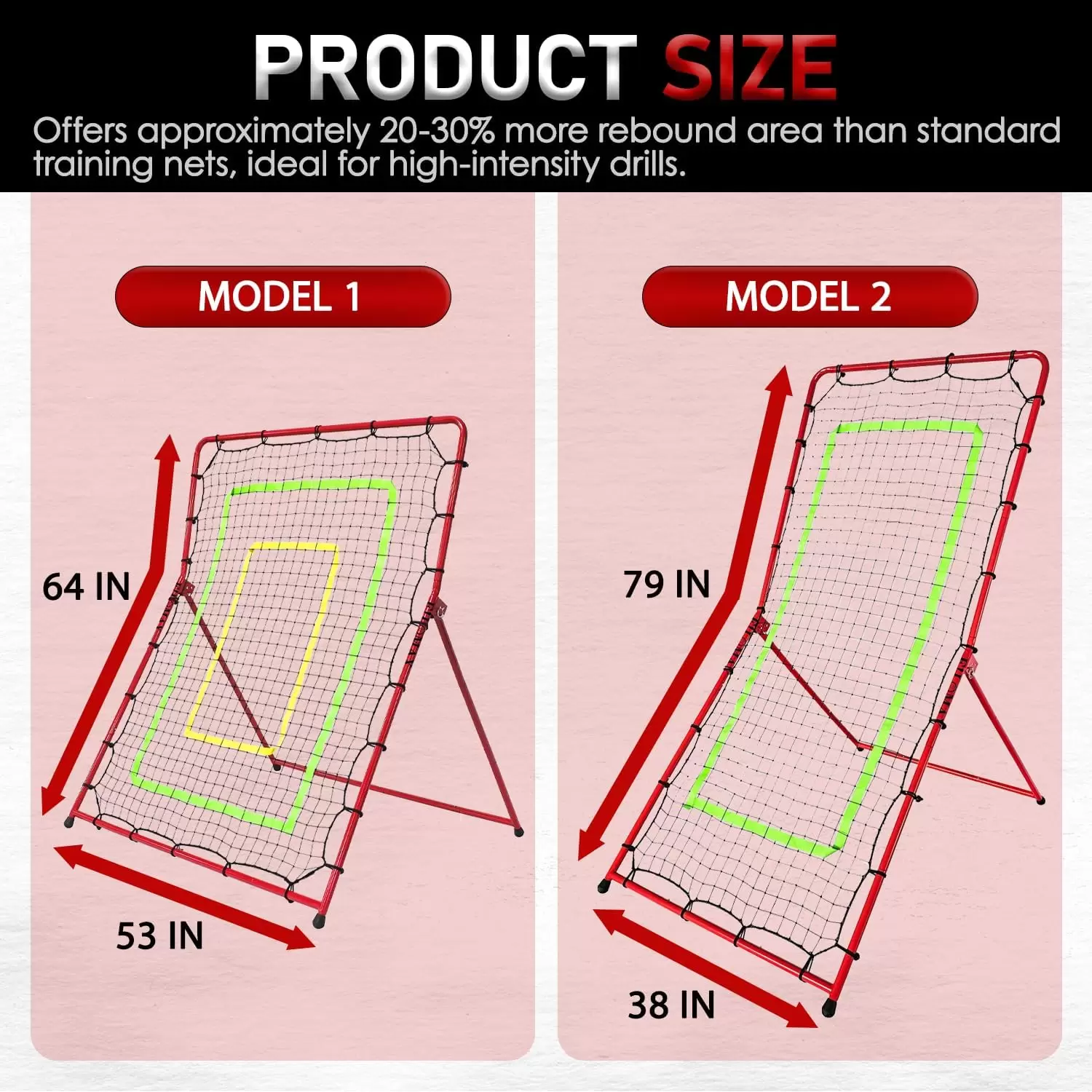 2-1 Size-convertible multi-sport rebound net &Iota;&Iota;