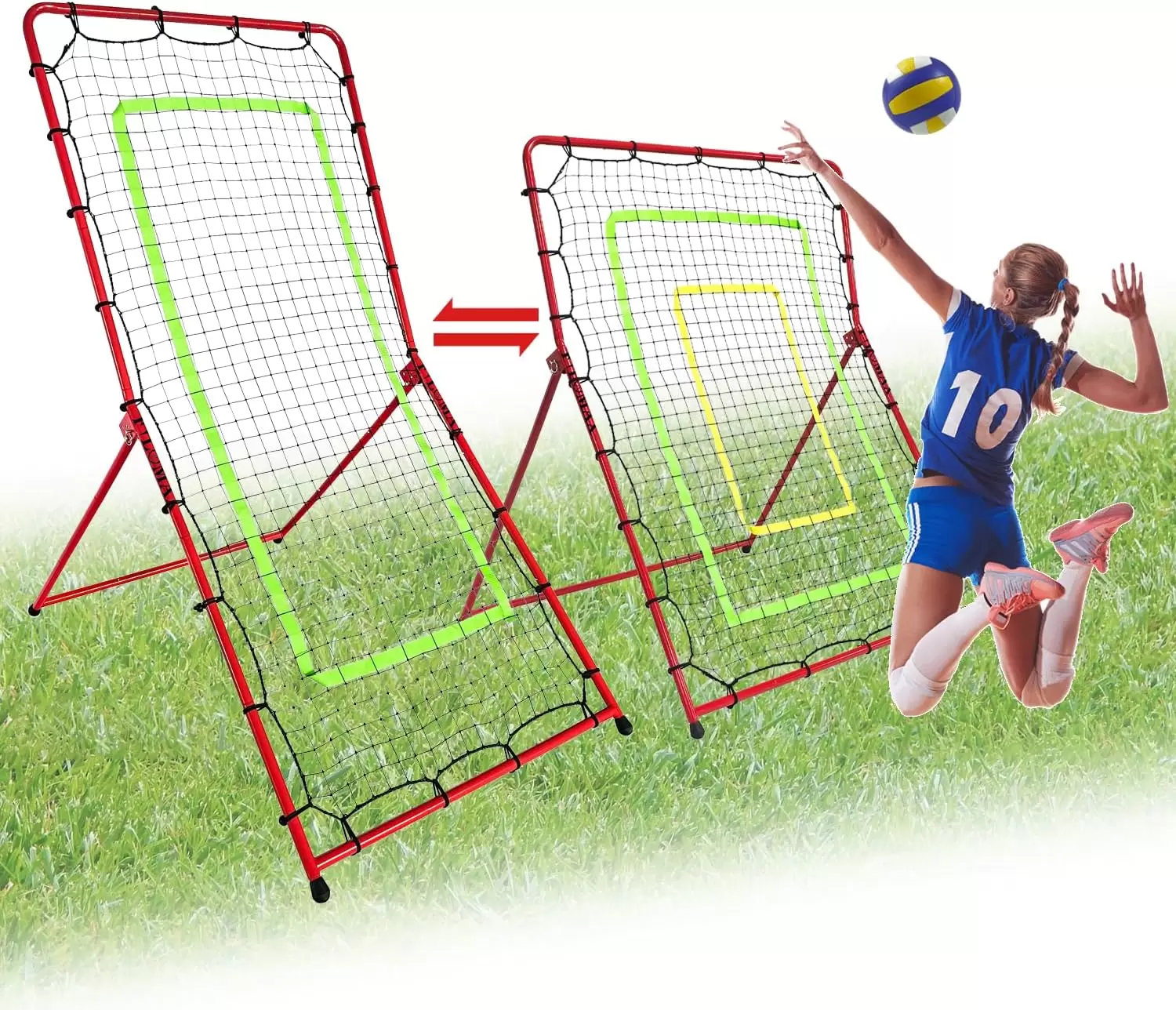 2-1 Size-convertible multi-sport rebound net &Iota;&Iota;