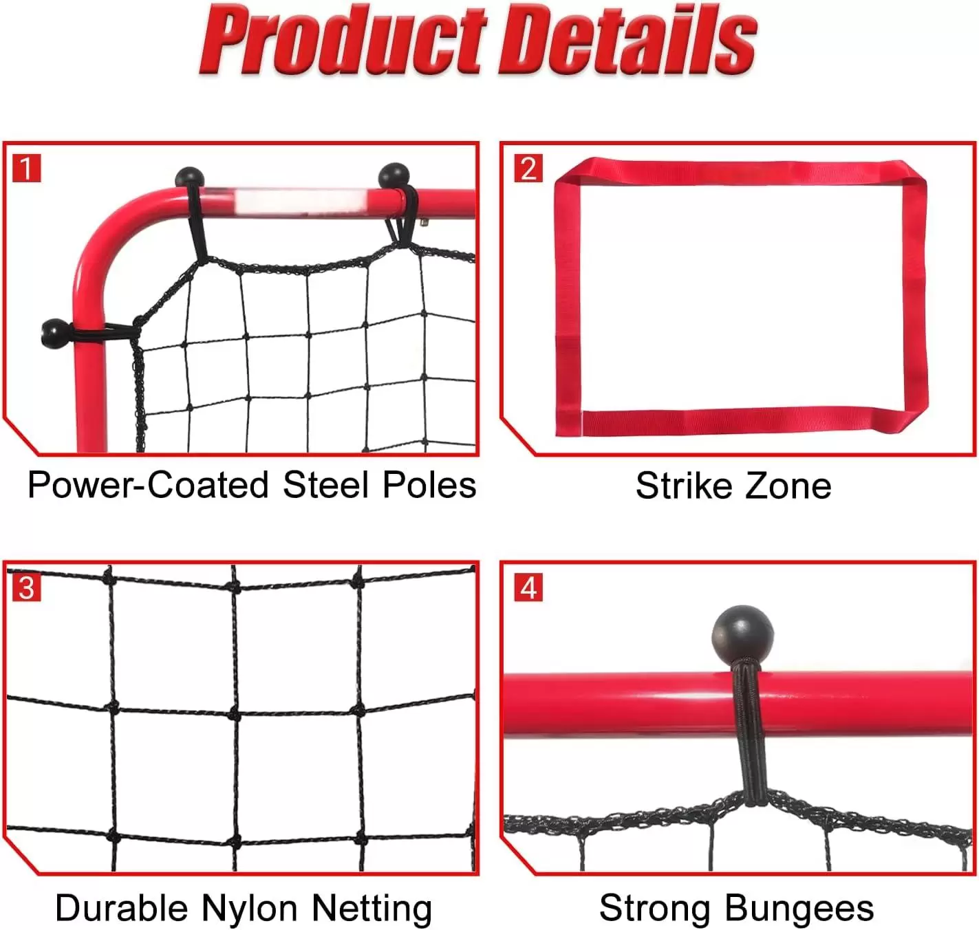 Multi-sport rebound net