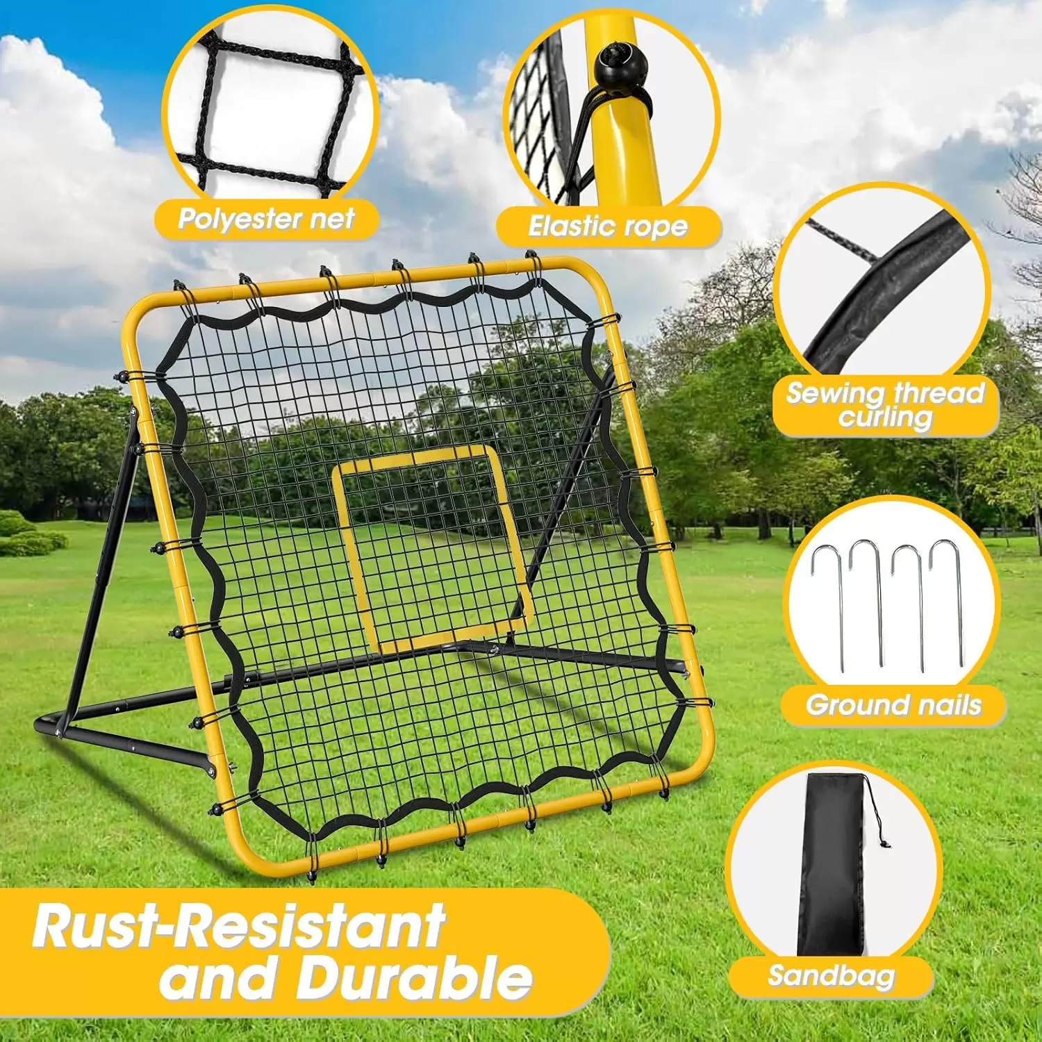 Adjustable Angle Multi-sport Rebound Net &Iota;