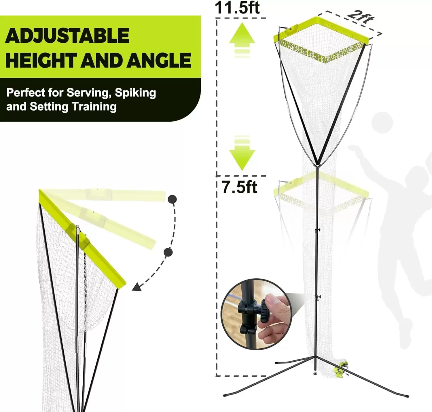 Adjustable volleyball trainning set &Iota;