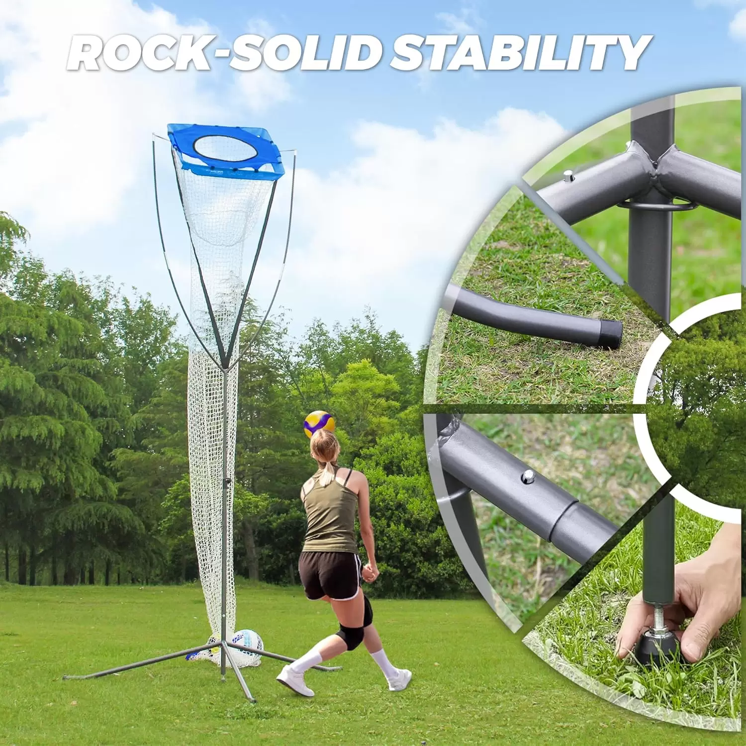 Adjustable volleyball trainning set &Iota;
