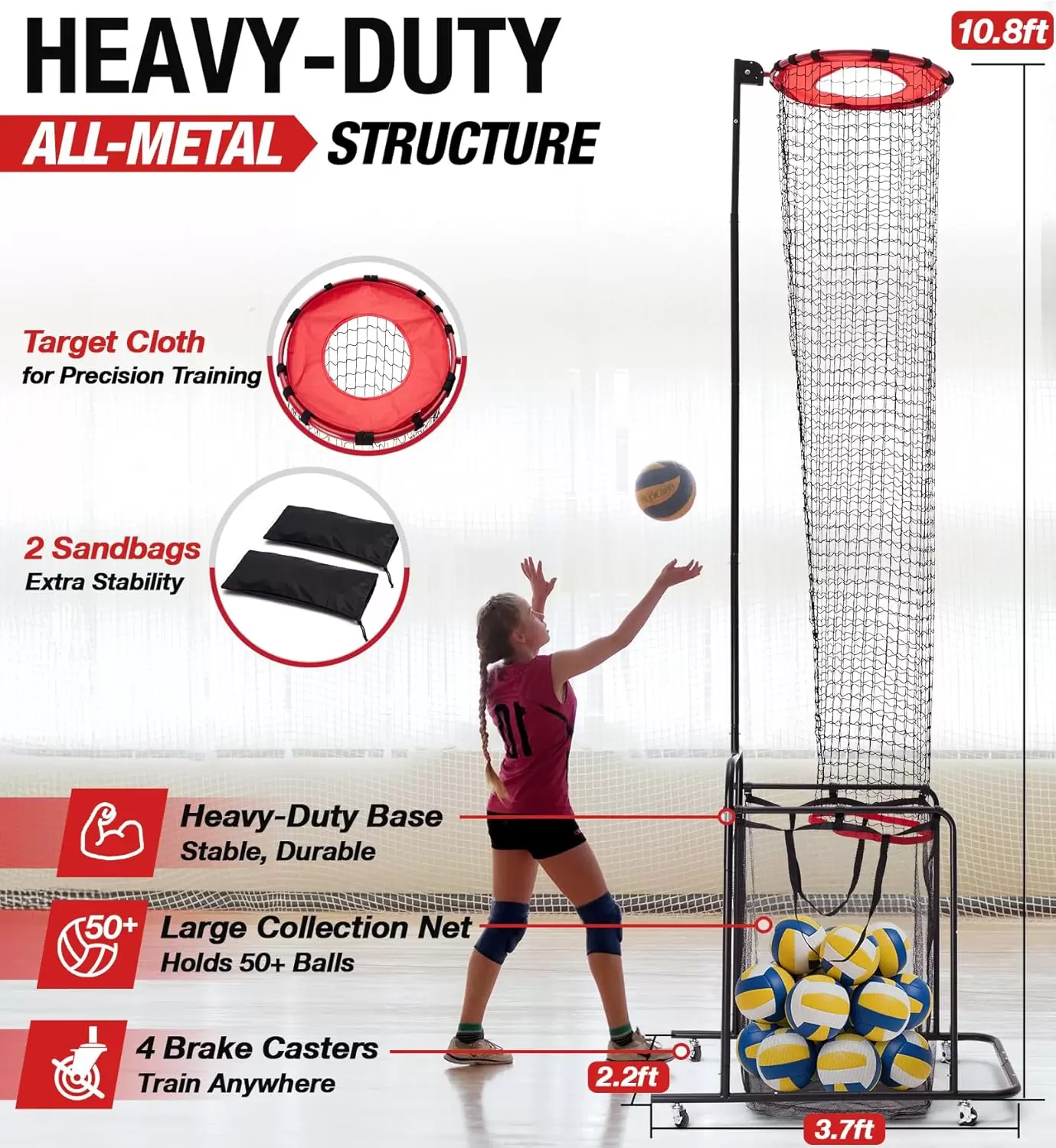 Adjustable volleyball trainning set &Iota;&Iota;&Iota;