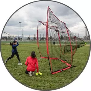 Baseball & softball backstop net