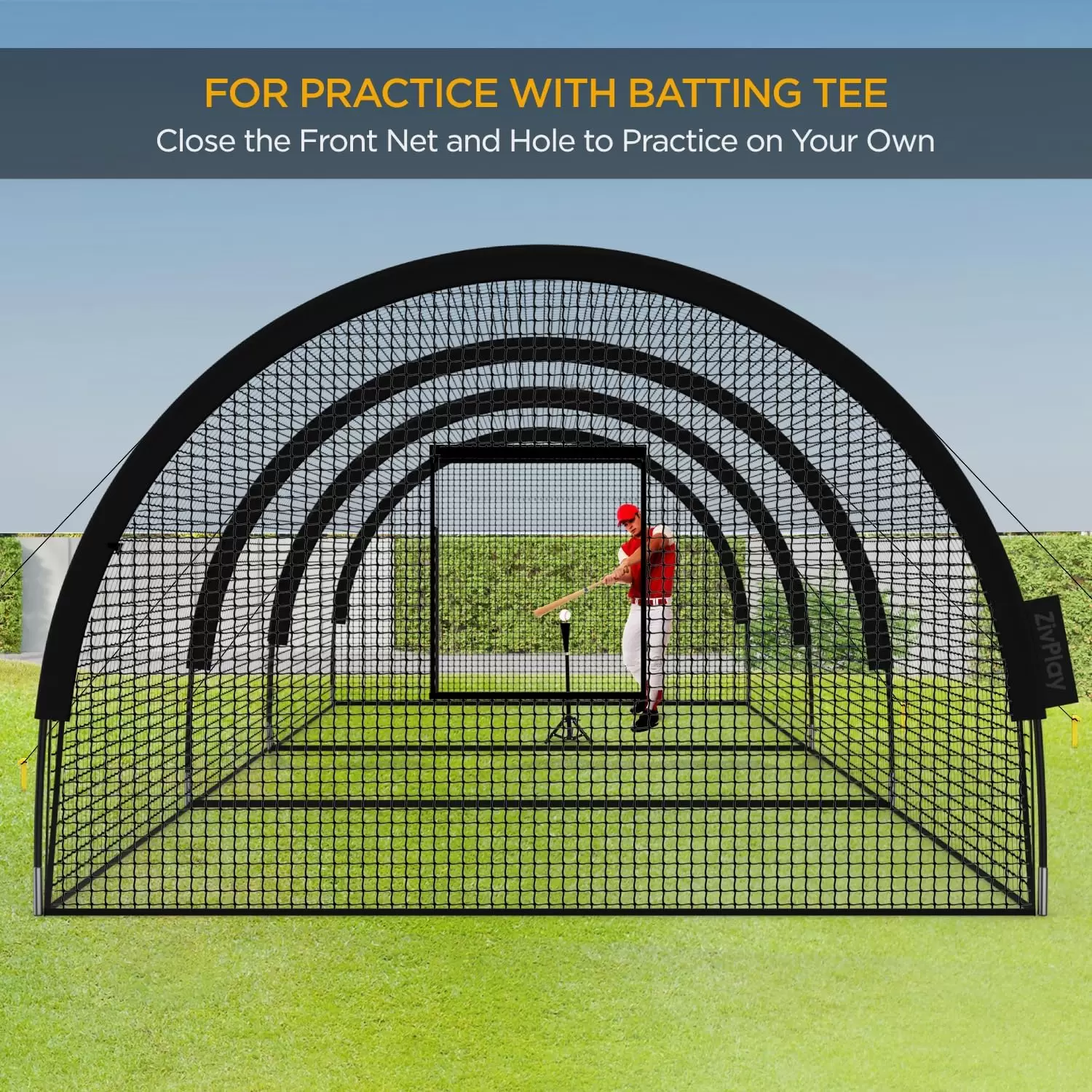 Baseball & softball cage net