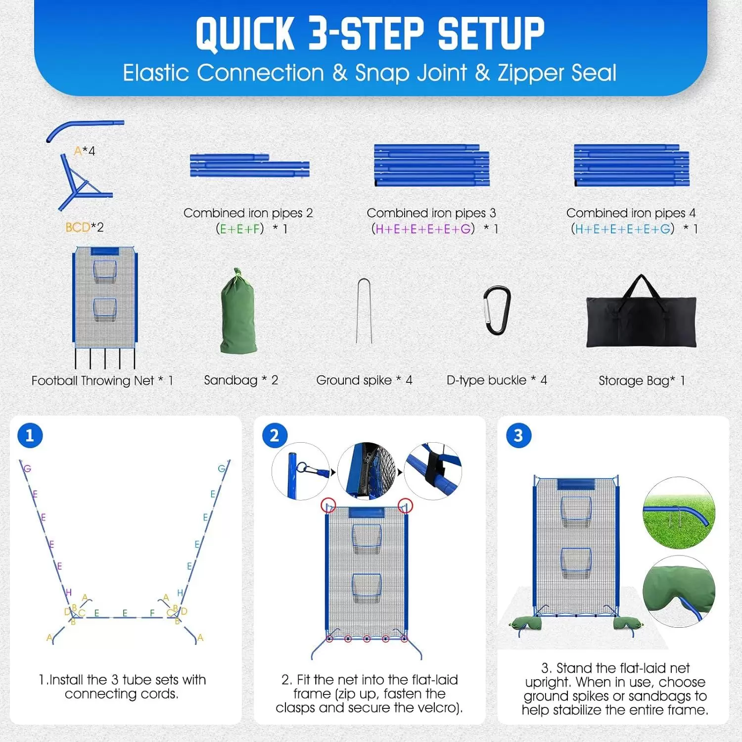 Rugby throwing practice net &Iota;&Iota;