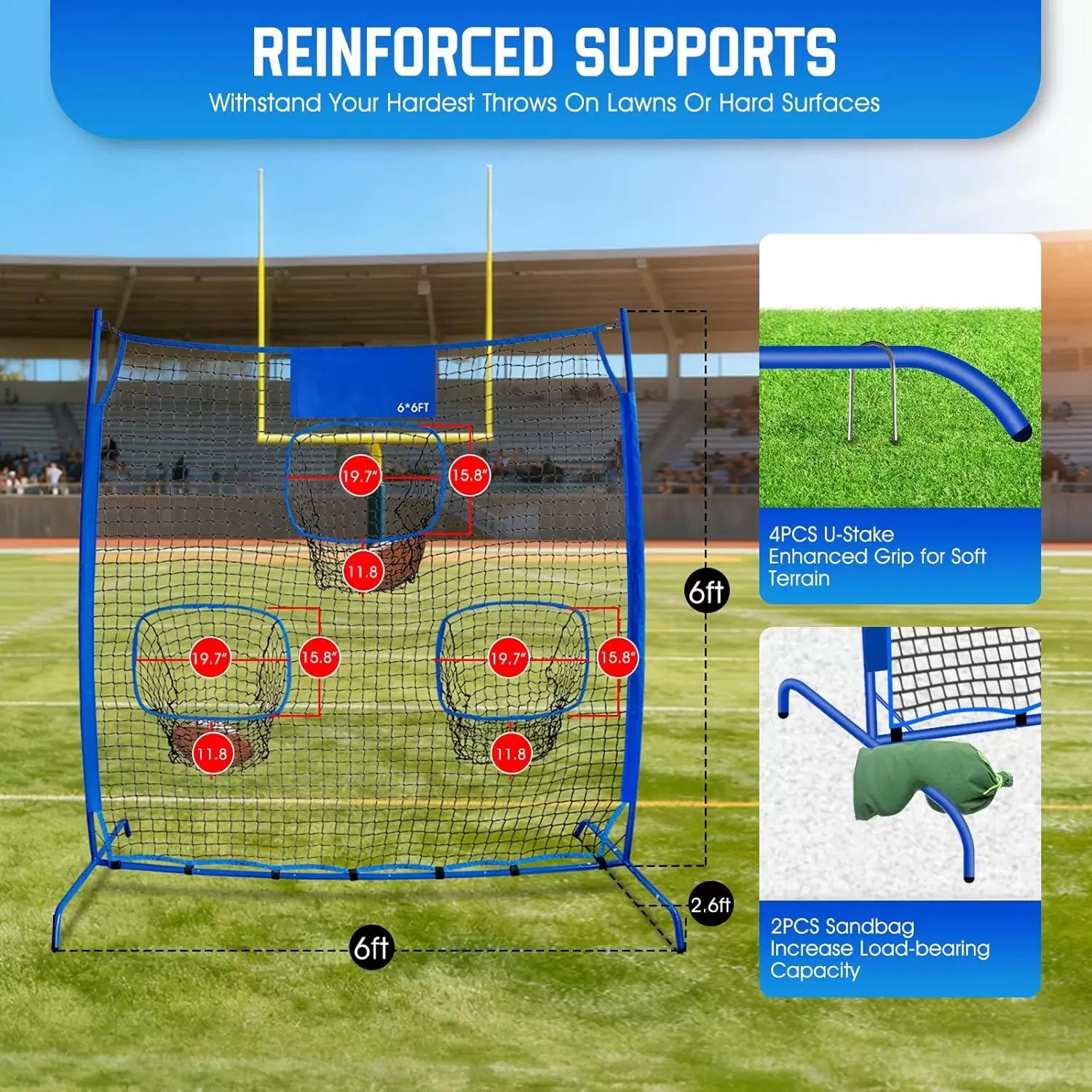 Rugby throwing practice net &Iota;&Iota;&Iota;