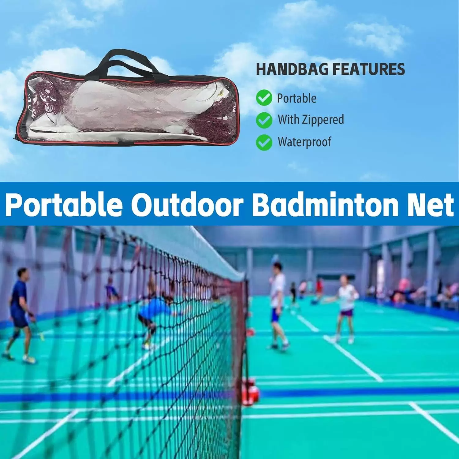 Badminton net (net only)
