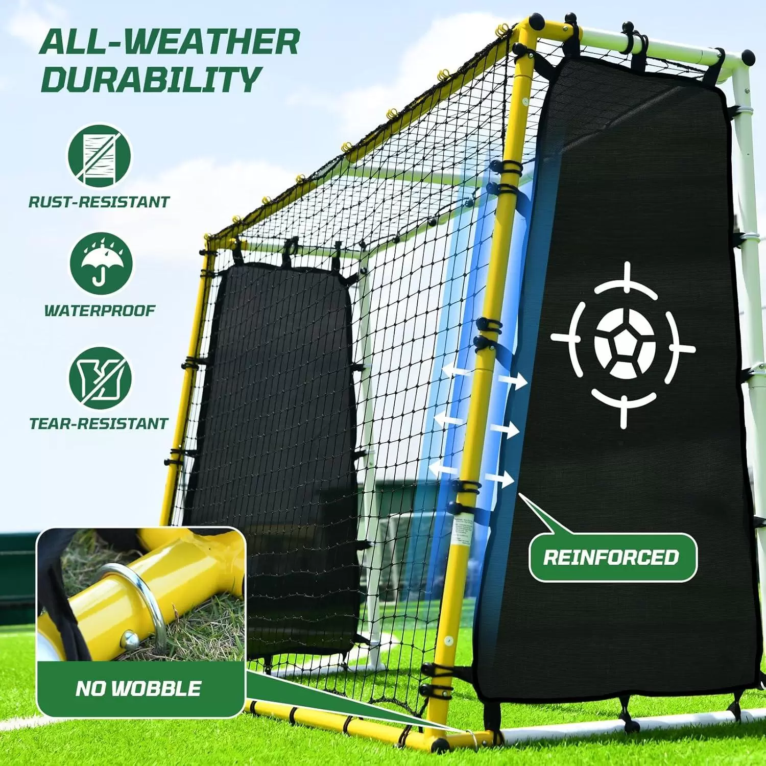 4-in-1 Soccer Goal Rebounder