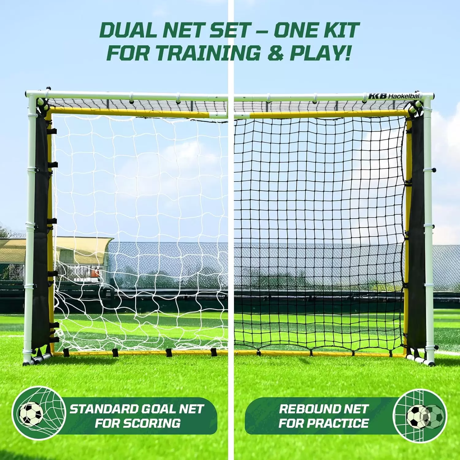 4-in-1 Soccer Goal Rebounder