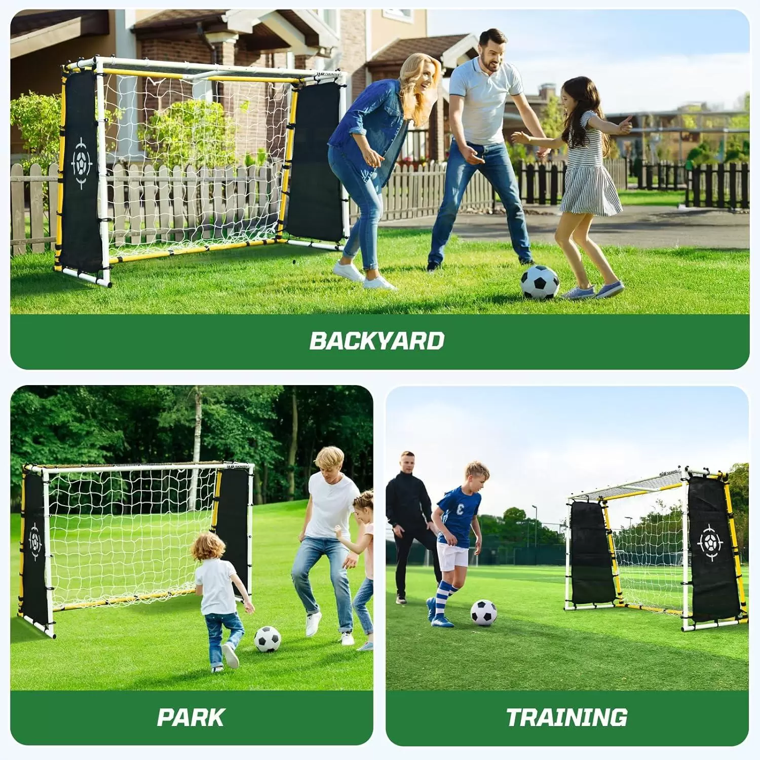 4-in-1 Soccer Goal Rebounder