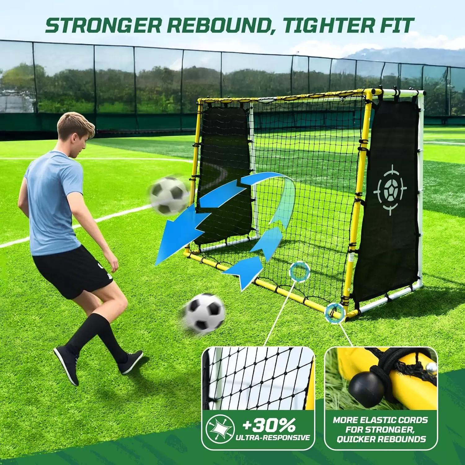 4-in-1 Soccer Goal Rebounder