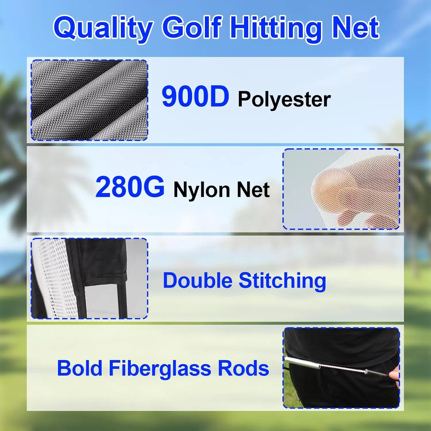 Tent-style golf practice net &Iota;