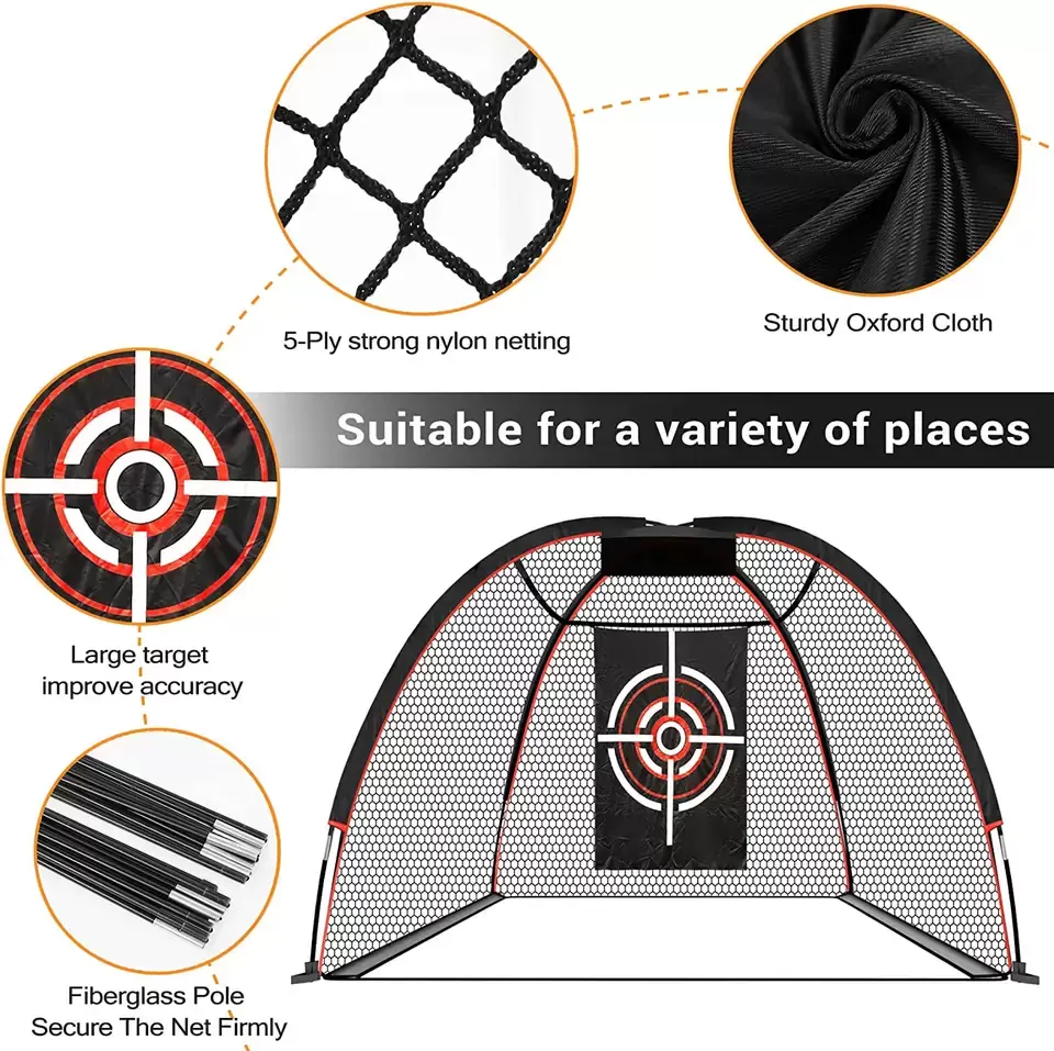 Tent-style golf practice net &Iota;&Iota;