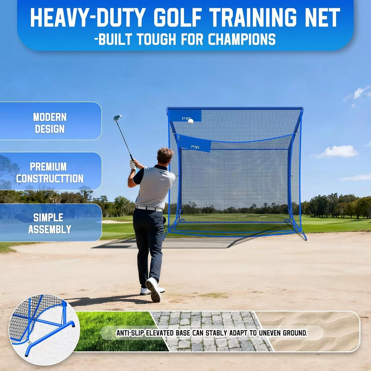 Golf practice net &Iota;V