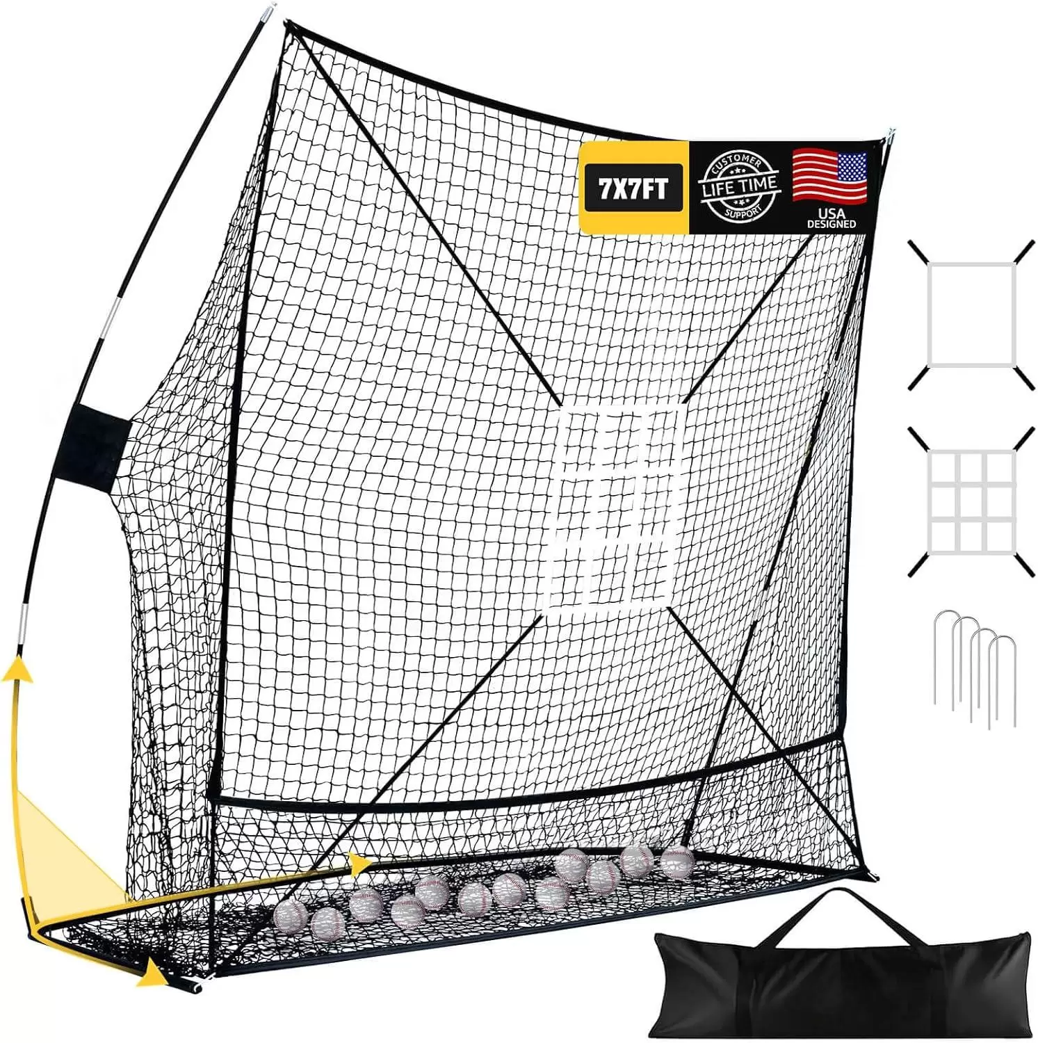 How a Baseball Pitching Net with Strike Zone and Bounce Back System Transforms Pitching Accuracy and High-Efficiency Training