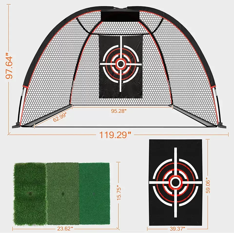 Tent-style golf practice net &Iota;&Iota;