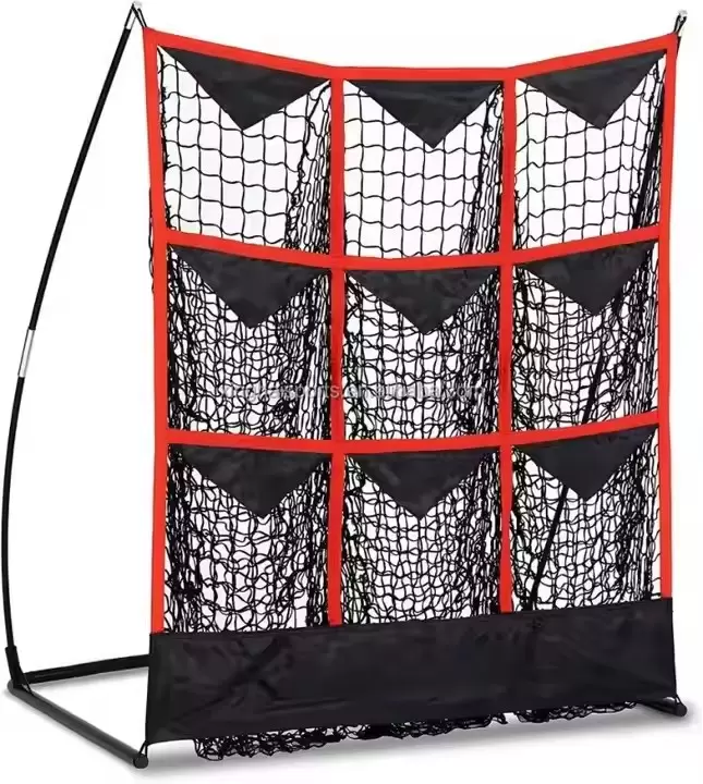 9 hole pitching net