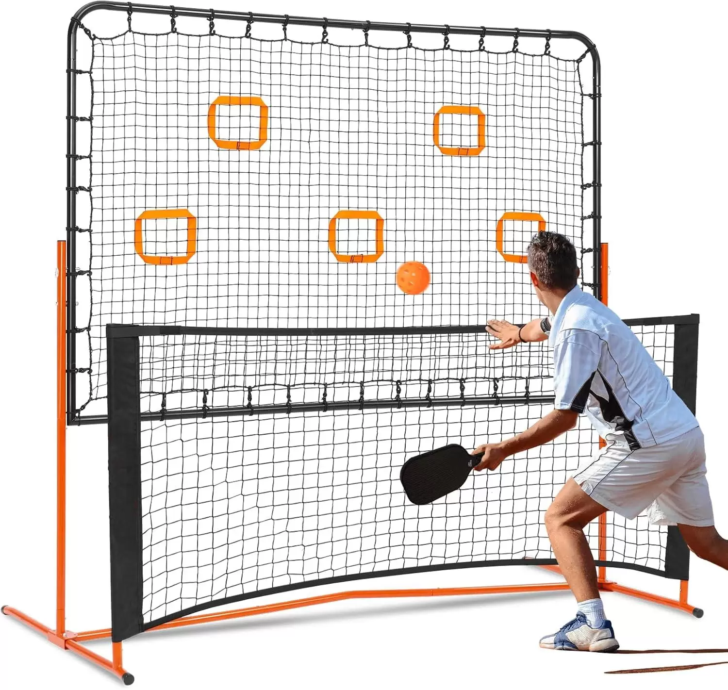 6*6ft 2-in-1 Steel Tube Pickleball &Iota;V