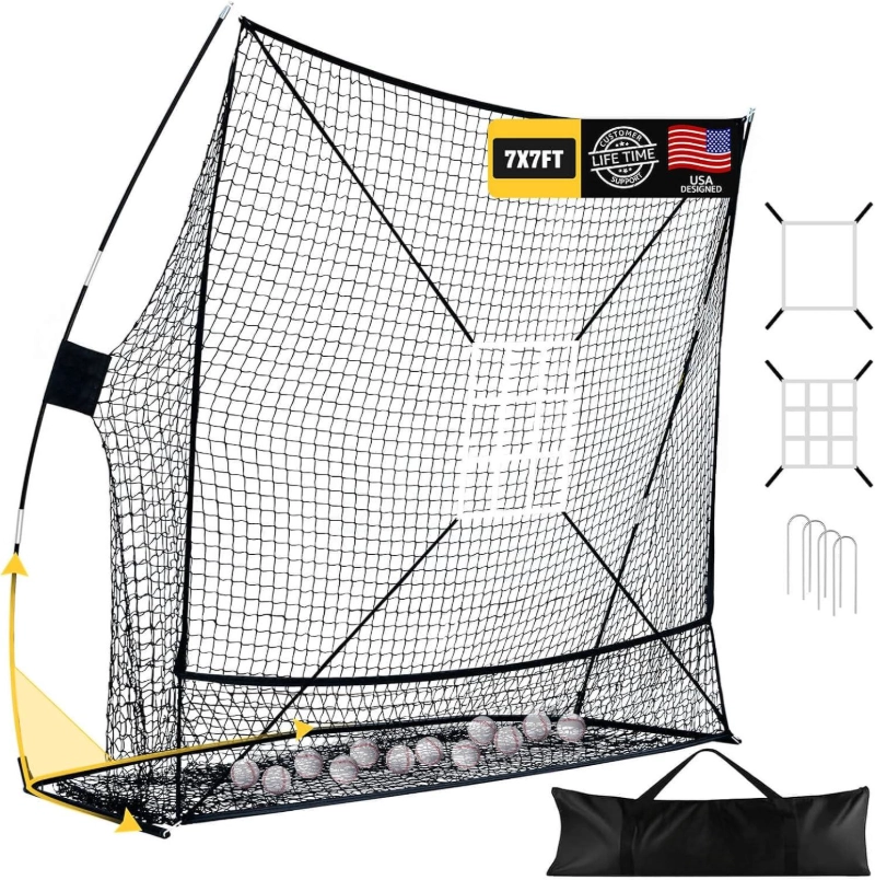 Baseball practice net