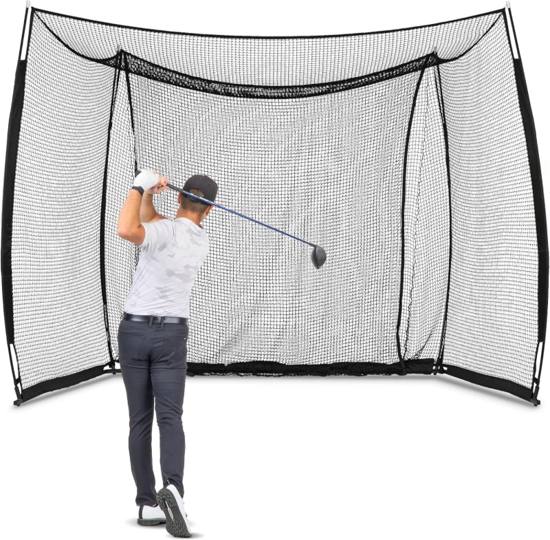 10X10X10ft Lightweight Golf Cage with Target Cloth